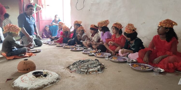 अवघूत भगवान राम आश्रम दुर्गा मंदिर कलकली बहरा में नवरात्रि का पर्व संपन्न ,भव्य भंडारे का हुआ आयोजन।