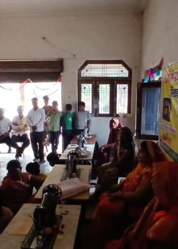 सिलाई एवं कढ़ाई प्रशिक्षण केंद्र का शुभारंभ, महिलाओं को मिलेगा स्वरोजगार।