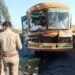 सोनभद्र के मधुपुर में रोडवेज बस और ट्रक के टक्कर में दर्जनों घायल।
