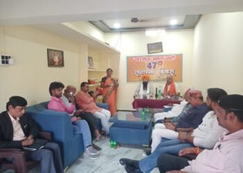 भाजपा स्थापना वर्ष गांठ पर काव्य संध्या में हुआ राष्ट्र वंदन,,,,,