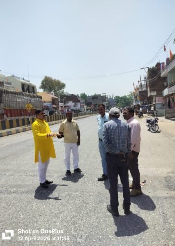 पूर्व मण्डल अध्यक्ष भाजपा ने वाराणसी शक्तिनगर मुख्यमार्ग चोपन मार्केट में स्पीड ब्रेकर बनवाने की मांग की ।