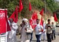 अंतरराष्ट्रीय मजदूर दिवस पर हिंडाल्को प्रगतिशील मजदूर सभा (एटक ) ने निकाला प्रभातफेरी।