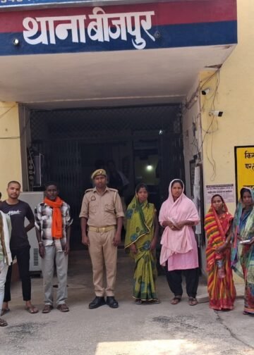 पुलिस ने शांति भंग की आशंका और मारपीट के मामले में 8 लोगों को किया गिरफ्तार।
