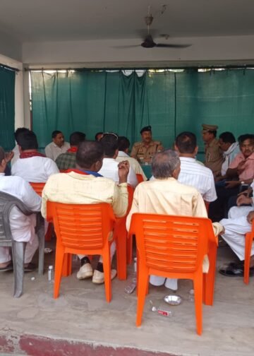 ईदुल अजहा बकरीद त्यौहार के मद्देनजर शांति समिति की बैठक सम्पन्न।