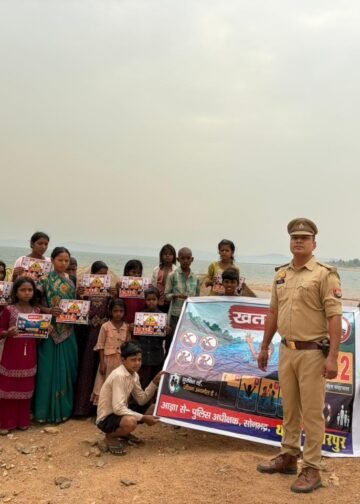 पानी में डूबने की घटनाओं को रोकने के लिए म्योरपुर पुलिस ने चलाया जागरूकता अभियान